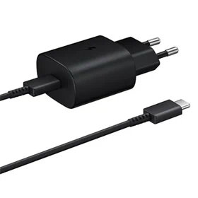 Samsung Type-C to Type-C + 25W Charger מטען קיר וכבל מקורי